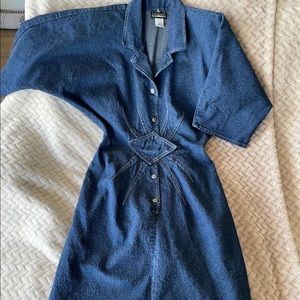 Vintage Timely Trends Denim Dress